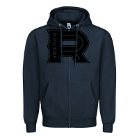 Navy the rocket laval Zipper Hoodie - linhVisuals