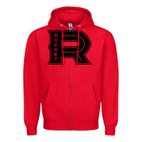 Red the rocket laval Zipper Hoodie - linhVisuals