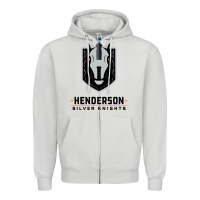 Dove Grey #the silver knight henderson Zipper Hoodie - linhVisuals