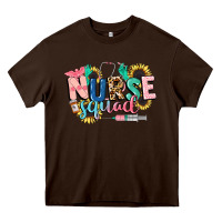Chocolate Brown nurse Heavy Core Tee - CowGirlArtShop