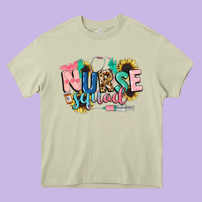 Nurse Heavy Core Tee Designed By Cowgirlartshop