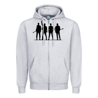 Heather Grey u2 silhouette the joshua tree tour poster Zipper Hoodie - linhVisuals