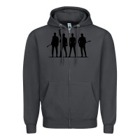 Smoke u2 silhouette the joshua tree tour poster Zipper Hoodie - linhVisuals