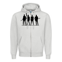 Dove Grey u2 silhouette the joshua tree tour poster Zipper Hoodie - linhVisuals