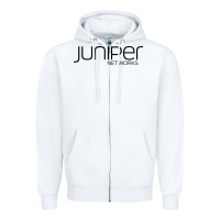White juniper networks Zipper Hoodie - linhVisuals
