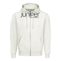 Oatmeal Heather juniper networks Zipper Hoodie - linhVisuals
