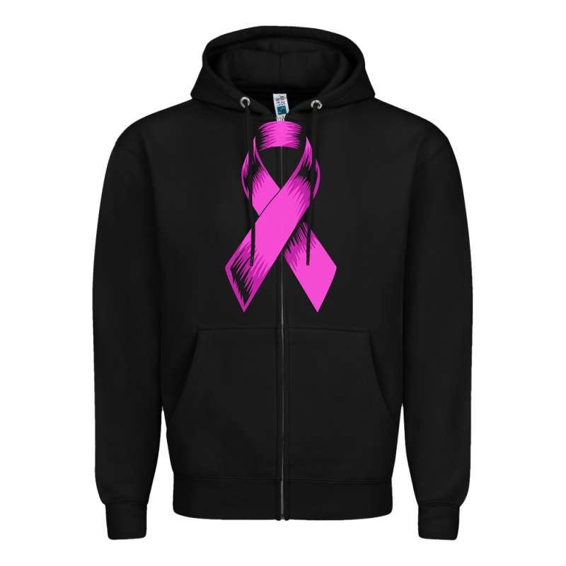 Breast Cancer T  Shirt Breast Cancer Care Pink Ribbon    Breast Cancer Zipper Hoodie by linhVisuals | Teevron