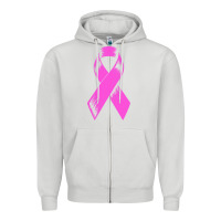 Dove Grey breast cancer t  shirt breast cancer care pink ribbon    breast cancer Zipper Hoodie - linhVisuals