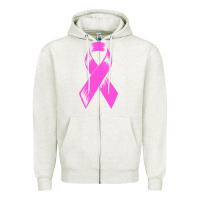 Oatmeal Heather breast cancer t  shirt breast cancer care pink ribbon    breast cancer Zipper Hoodie - linhVisuals