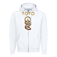 White #toto, sword of the rings Zipper Hoodie - linhVisuals