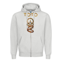 Dove Grey #toto, sword of the rings Zipper Hoodie - linhVisuals