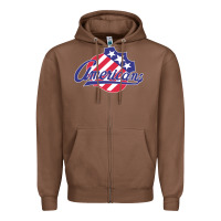 Chestnut the-rochester-americans-pen Zipper Hoodie - linhVisuals