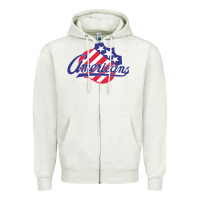 Oatmeal Heather the-rochester-americans-pen Zipper Hoodie - linhVisuals