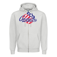 Dove Grey the-rochester-americans-pen Zipper Hoodie - linhVisuals