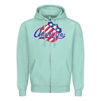 Seafoam the-rochester-americans-pen Zipper Hoodie - linhVisuals