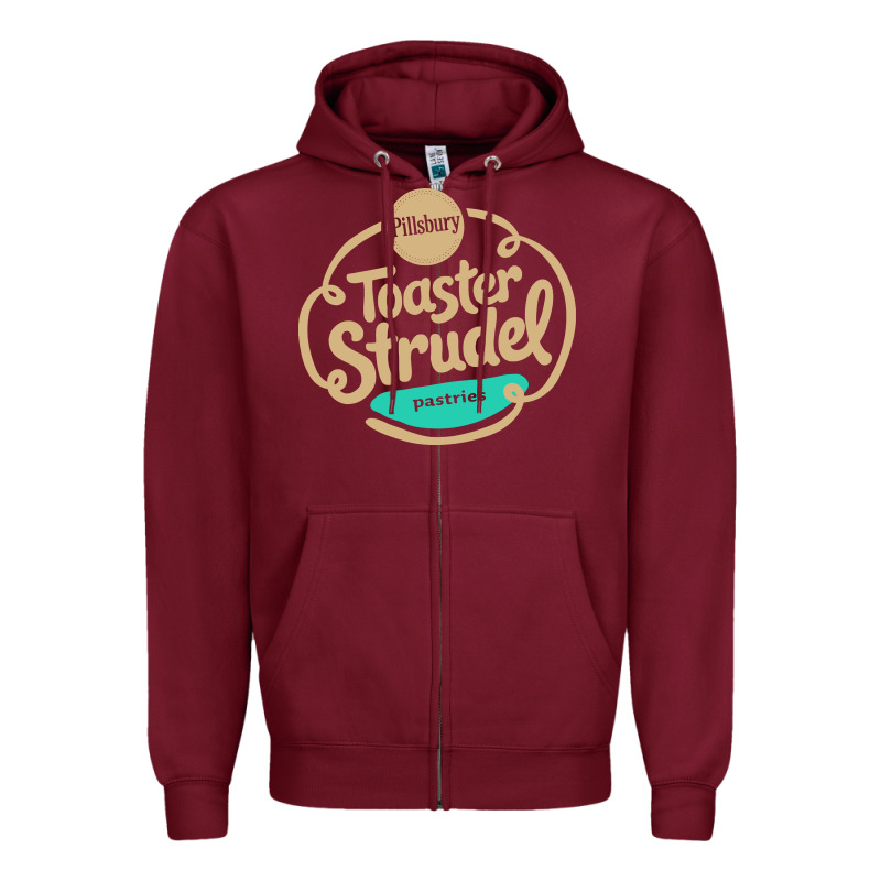 Toaster Strudel Pastry Zipper Hoodie by linhVisuals | Teevron