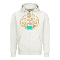 Oatmeal Heather toaster strudel pastry Zipper Hoodie - linhVisuals