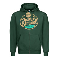 Sports Green toaster strudel pastry Zipper Hoodie - linhVisuals