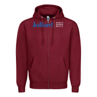 Burgundy juilliard Zipper Hoodie - linhVisuals