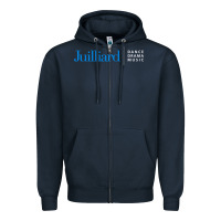 Navy juilliard Zipper Hoodie - linhVisuals