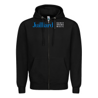 Black juilliard Zipper Hoodie - linhVisuals