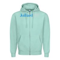 Seafoam juilliard Zipper Hoodie - linhVisuals