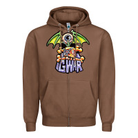 Chestnut monster gwar movie Zipper Hoodie - linhVisuals