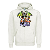 Oatmeal Heather monster gwar movie Zipper Hoodie - linhVisuals