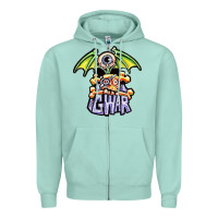 Seafoam monster gwar movie Zipper Hoodie - linhVisuals