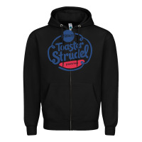 Black toaster strudel pastry Zipper Hoodie - linhVisuals