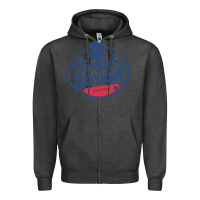 Charcoal Heather toaster strudel pastry Zipper Hoodie - linhVisuals