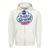 Oatmeal Heather toaster strudel pastry Zipper Hoodie - linhVisuals