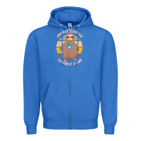 True Royal inhale coffee exhale love sloth namaste yoga lover Zipper Hoodie - linhVisuals