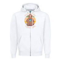 White inhale coffee exhale love sloth namaste yoga lover Zipper Hoodie - linhVisuals