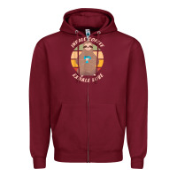 Burgundy inhale coffee exhale love sloth namaste yoga lover Zipper Hoodie - linhVisuals