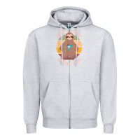 Heather Grey inhale coffee exhale love sloth namaste yoga lover Zipper Hoodie - linhVisuals