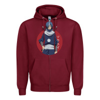 Burgundy that time i got reincarnated as a slime  - souei Zipper Hoodie - linhVisuals