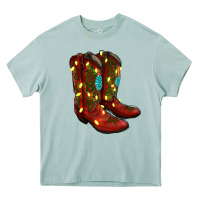 Arona Western Christmas Boots Heavy Core Tee - RanaPortraitStore