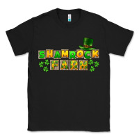 Black St. Patrick's Shamrock farm Classic Tee - CowGirlArtShop