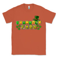 Copper St. Patrick's Shamrock farm Classic Tee - CowGirlArtShop