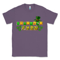 Lavender St. Patrick's Shamrock farm Classic Tee - CowGirlArtShop