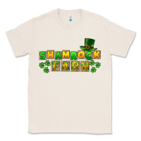 Natural St. Patrick's Shamrock farm Classic Tee - CowGirlArtShop