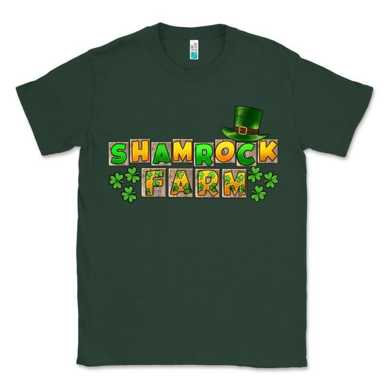St. Patrick's Shamrock Farm Classic Tee by CowGirlArtShop | Teevron