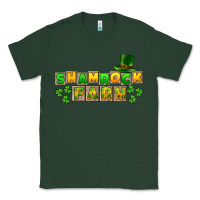 Sports Green St. Patrick's Shamrock farm Classic Tee - CowGirlArtShop