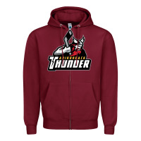 Burgundy the-adirondack-thunder-pen Zipper Hoodie - linhVisuals