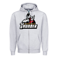 Heather Grey the-adirondack-thunder-pen Zipper Hoodie - linhVisuals