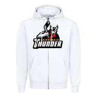 White the-adirondack-thunder-pen Zipper Hoodie - linhVisuals