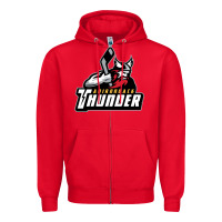 Red the-adirondack-thunder-pen Zipper Hoodie - linhVisuals