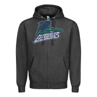 Charcoal Heather the-florida-everblades-pen Zipper Hoodie - linhVisuals