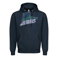 Navy the-florida-everblades-pen Zipper Hoodie - linhVisuals